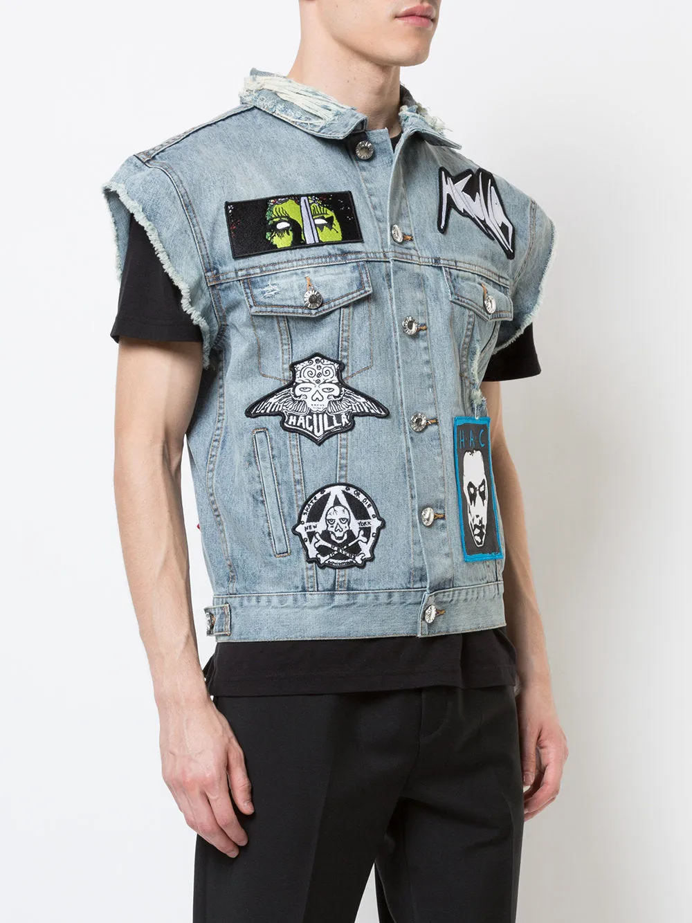 Quick Release Buckles RANCID DENIM VEST