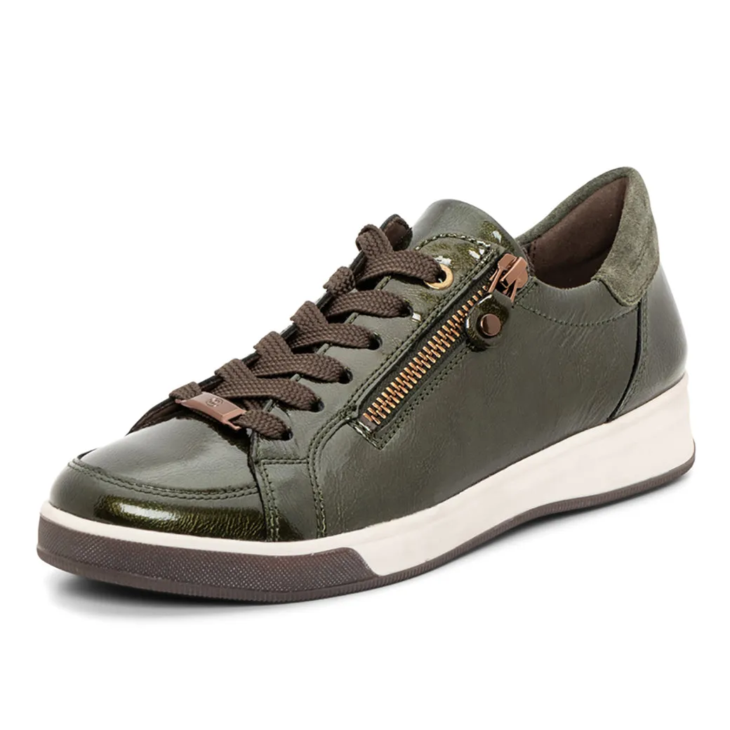 Womens Ara Rei in Forest Flexible Fabric Fast Walk