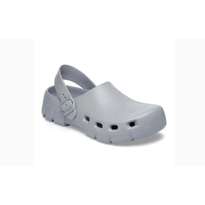 Abrasion Resistant Toe Cap Womens Birkenstock Birki Flow in Stone Coin