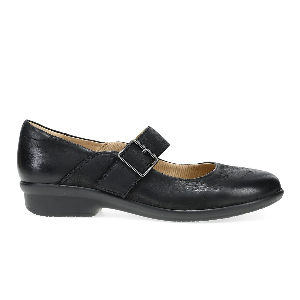 Womens Dansko Collette in Black Cold Climate Slow Jog