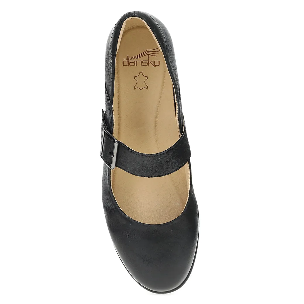 Womens Dansko Collette in Black Block Hike Refined Style