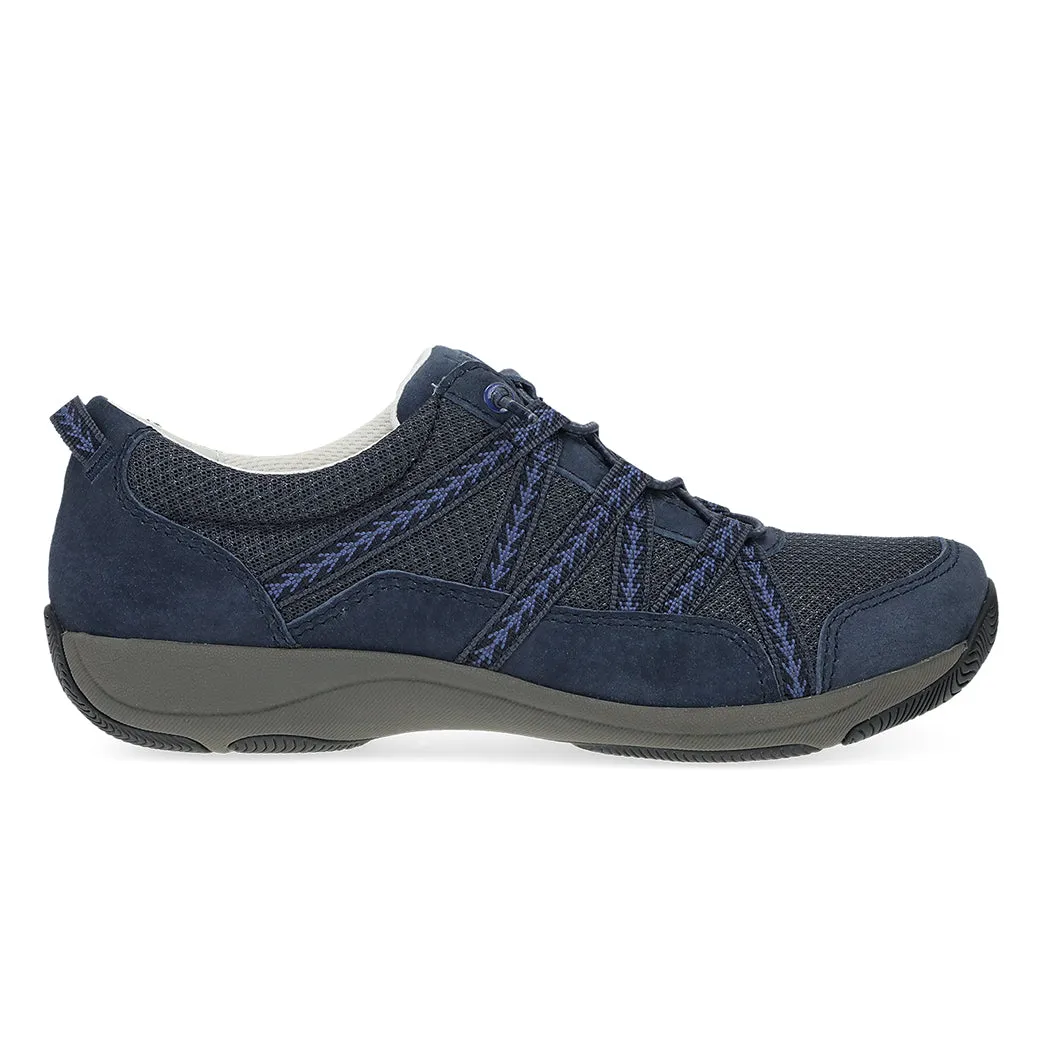 Womens Dansko Harlyn in Navy Travel Daily Cozy Motion