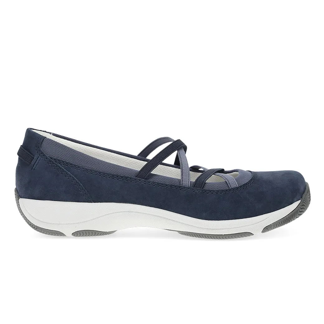 Womens Dansko Harper in Navy Market Day