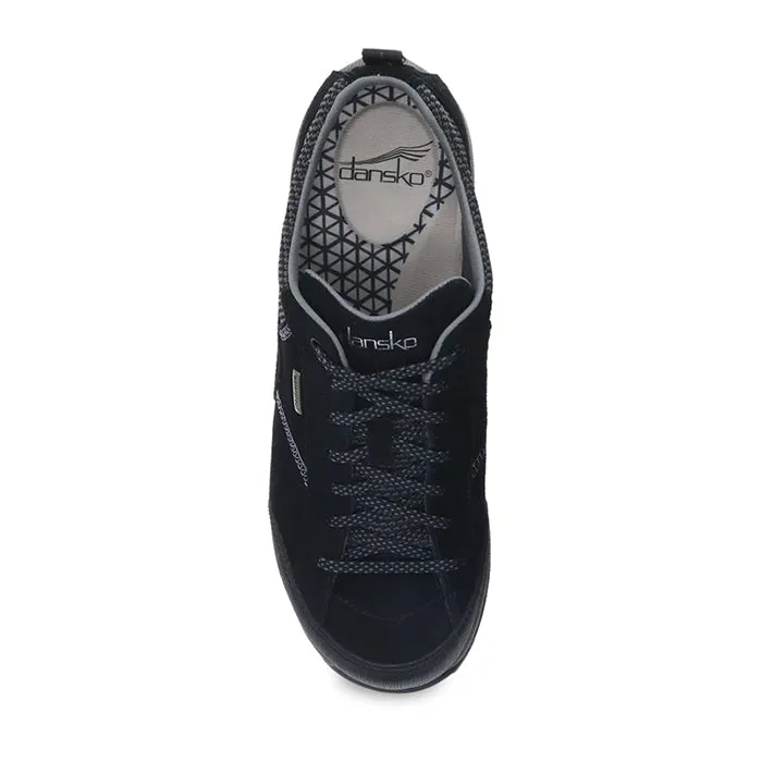 Womens Dansko Paisley Wide Black/Black Star Hike