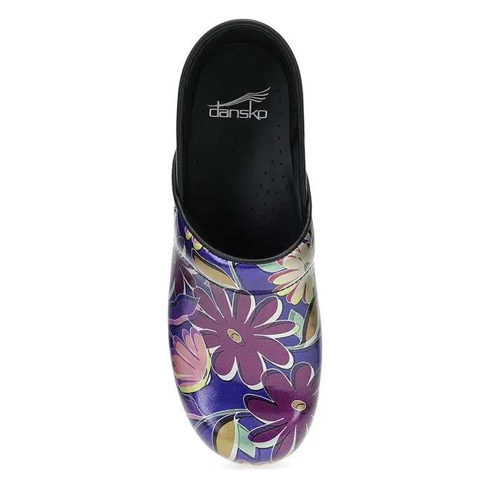 Slip-On Style Womens Dansko Professional in Indigo Floral