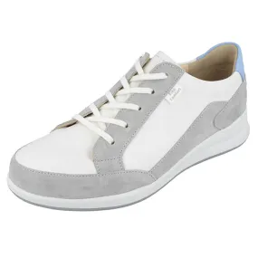Womens Finn Comfort Prato in Min/White/Blue Light support