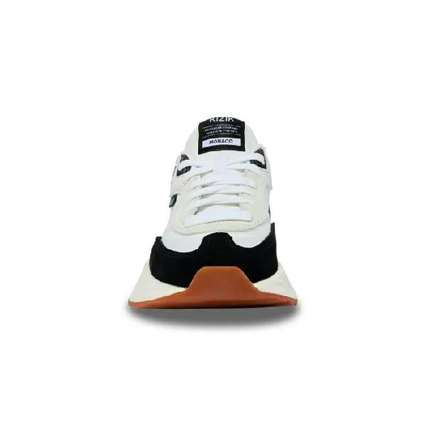 Womens Kizik Monaco in White/Black Trail Jog