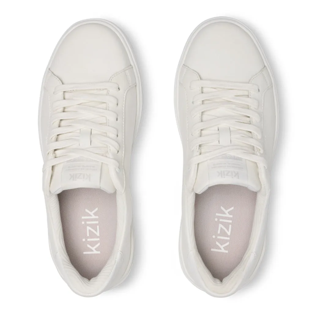 Womens Kizik Vegas 2 in Bright White Slim Look