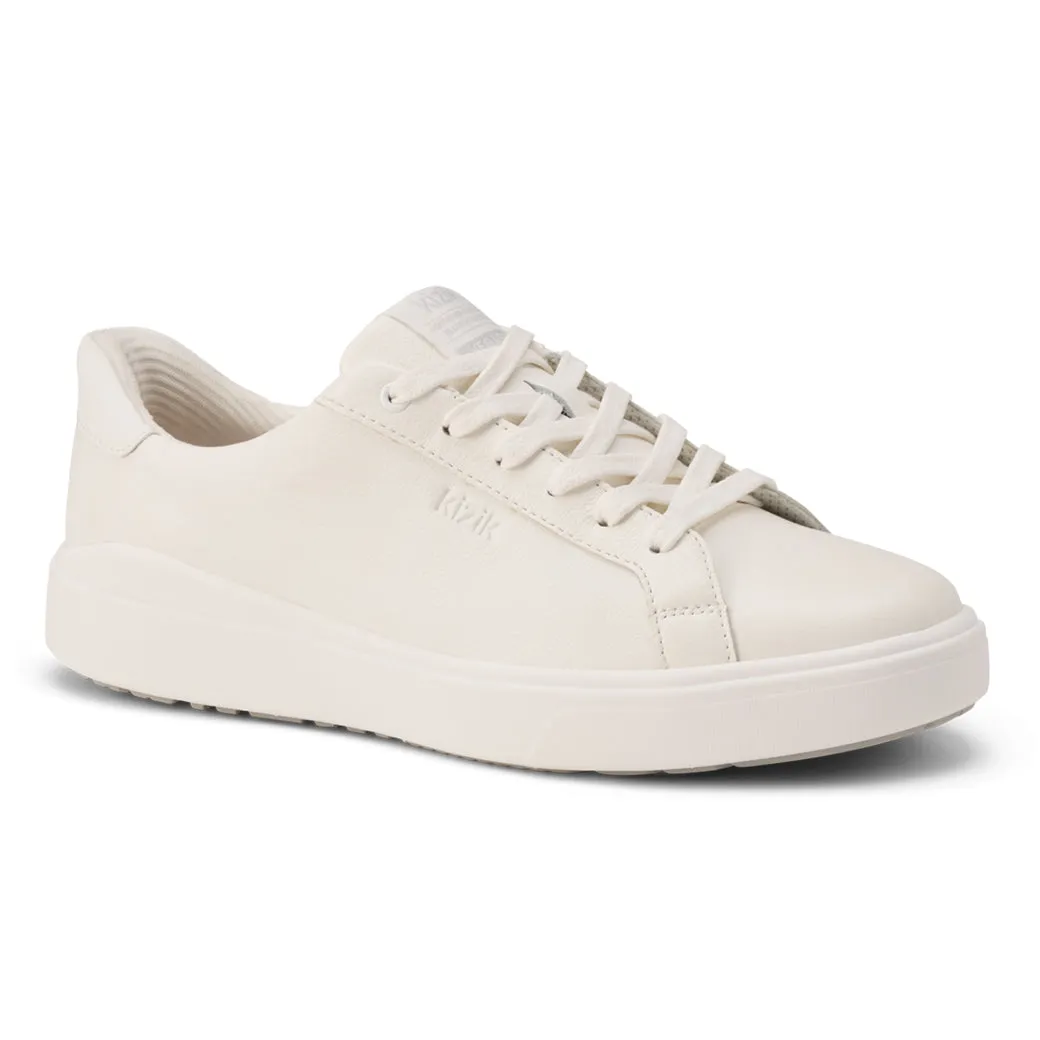 Durable Stitching Technique Womens Kizik Vegas 2 in Bright White