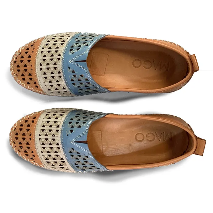 Womens Mago Tegan in Tan Multi Bright Step Style Tour