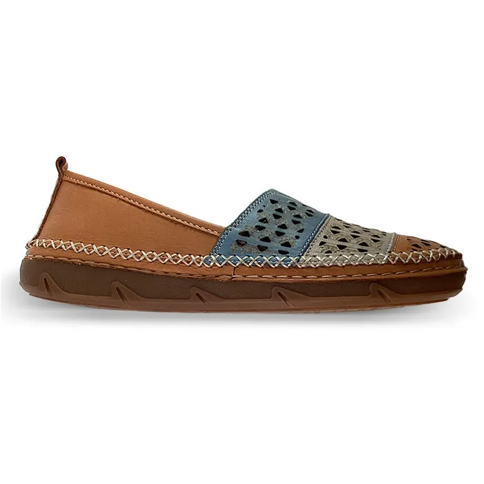 Womens Mago Tegan in Tan Multi On The Way