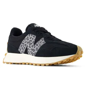 Womens New Balance 327 in Black/Black Urban Essential