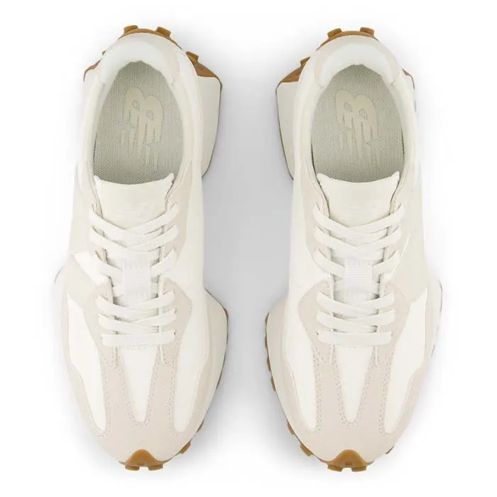 Fashion Ease Womens New Balance 327 in Linen/Sea Salt