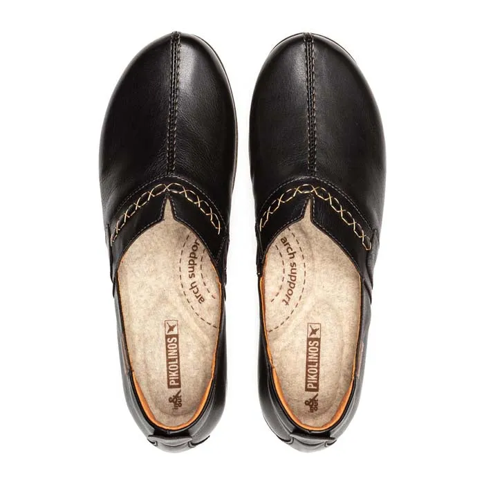 Comfort Padding Bare Wear Womens Pikolinos Granada Slip On in Black