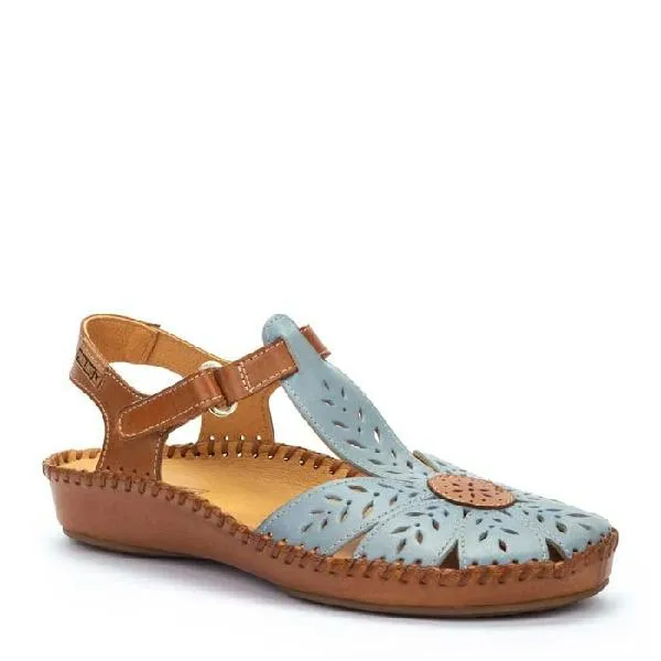 Womens Pikolinos P. Vallarta T Strap in Denim Training Ease Seamless Upper