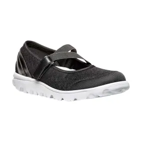 Womens Propet Travelactiv Mary Jane in Black Knit Upper