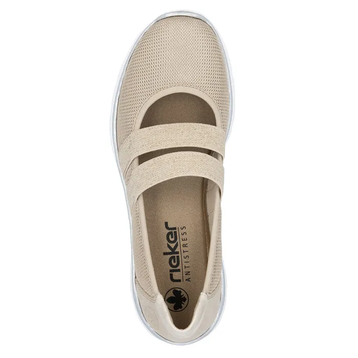 Clean Movement Womens Rieker Nikita 81 in Lehm/Ginger/Muschel