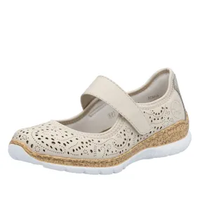 Womens Rieker Nikita 99 in Perle/Cement Go Daily