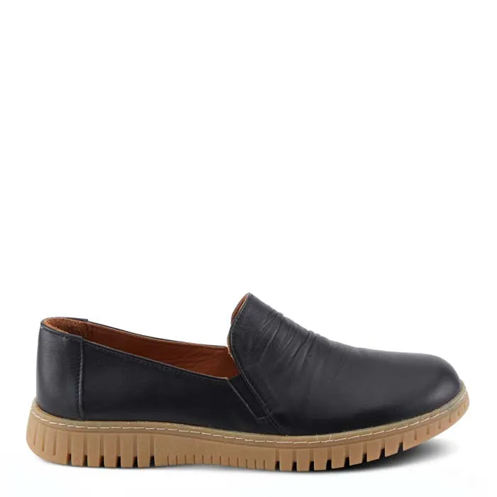 Womens Spring Step Patton in Black Fresh Walk Soft Touch