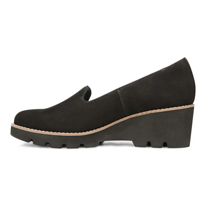 Womens Vionic Willa Wedge in Black Heel Design