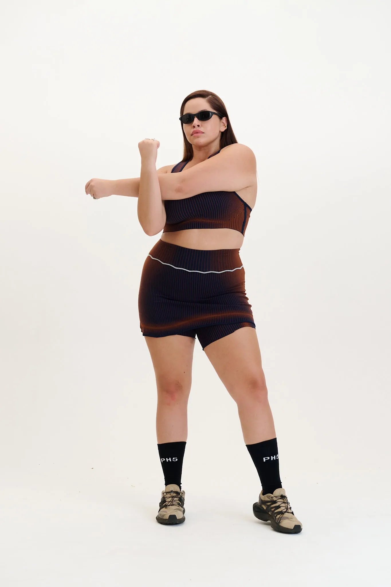 GEN 11 COMPRESSION TENNIS SKORT Carbon Infused Fabric Chilly Weather Fit