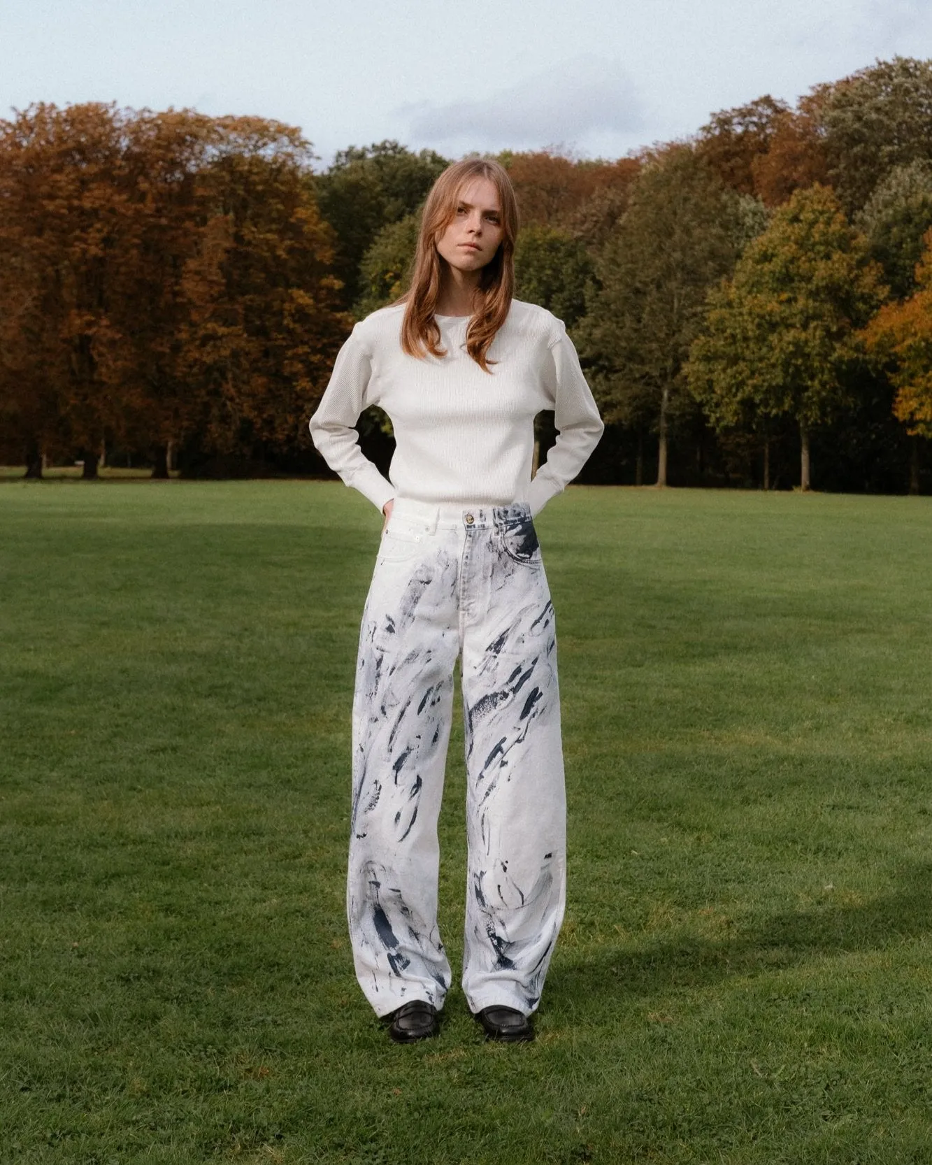 Compression Support Lining x Katie Tomlinson ? Zoe White Denim