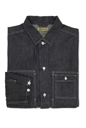 Practical Choice Nigel Cabourn Indigo Utility T2 10oz Denim Shirt