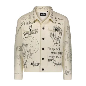 YOU KNOW WHAT I WAS THINKING JACKET Hidden Pocket System Trendy Feel