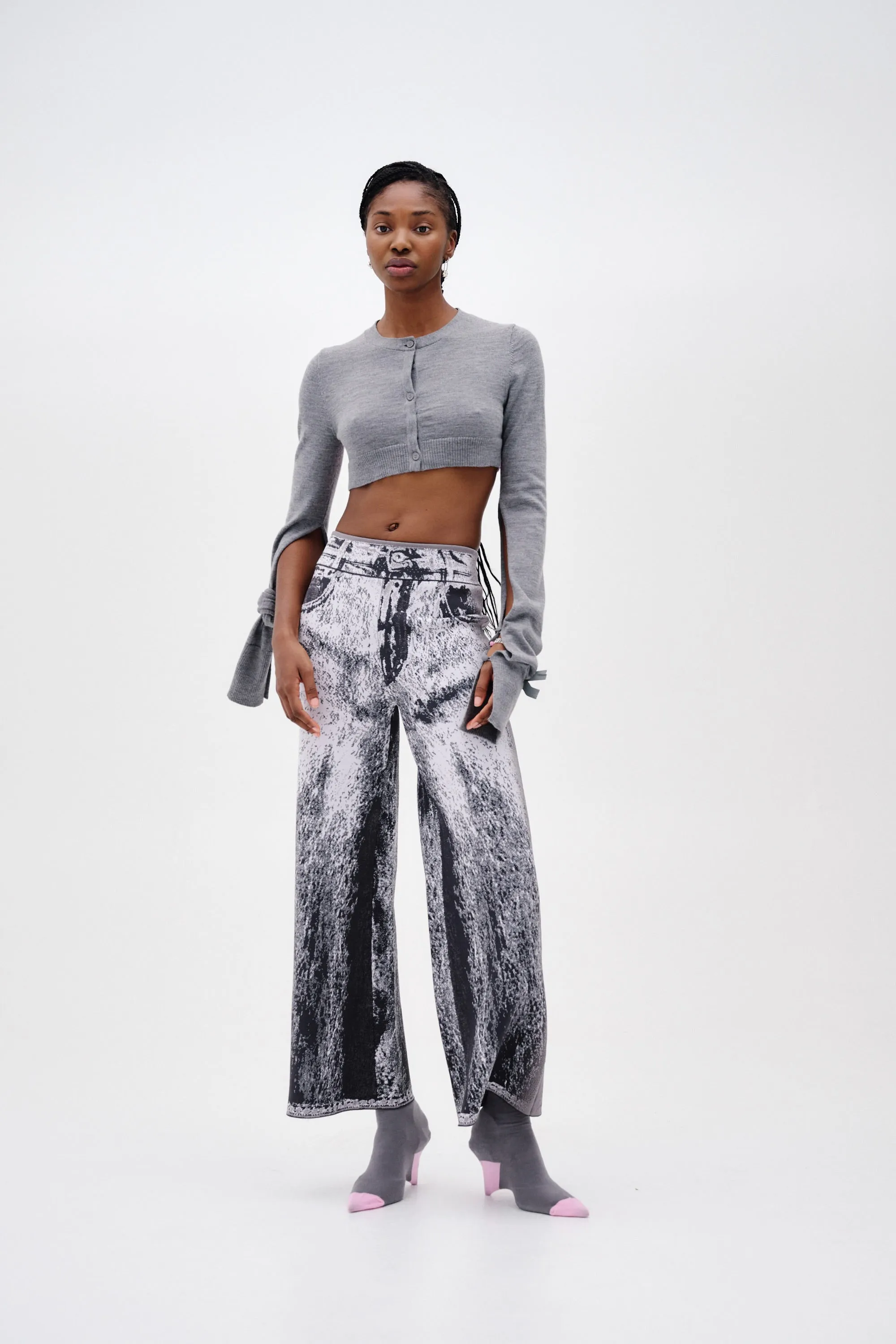 Stretching Fit ZAHRA WIDE LEG PANTS