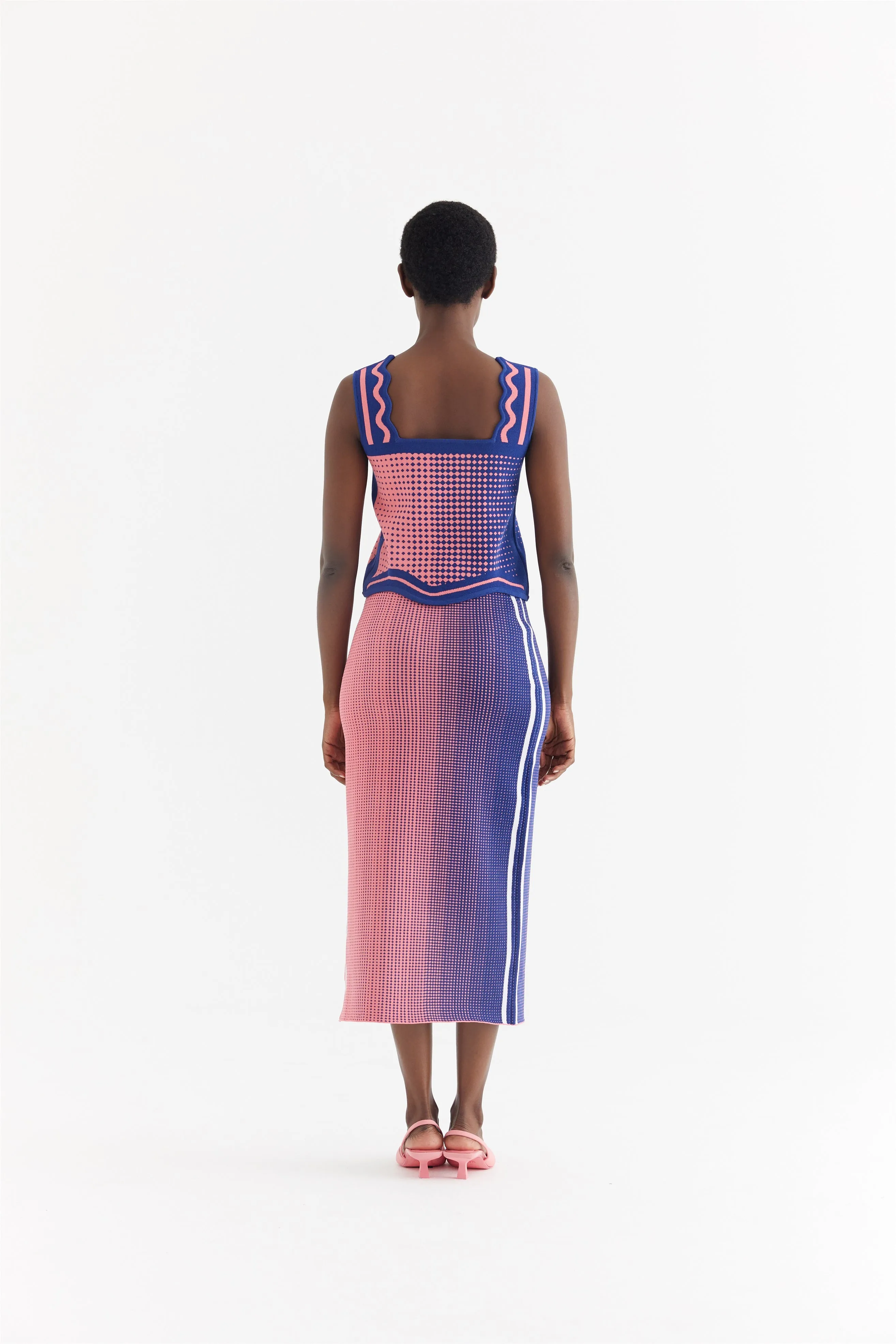 SnagResistant ZANE WAVY CROPPED TANK